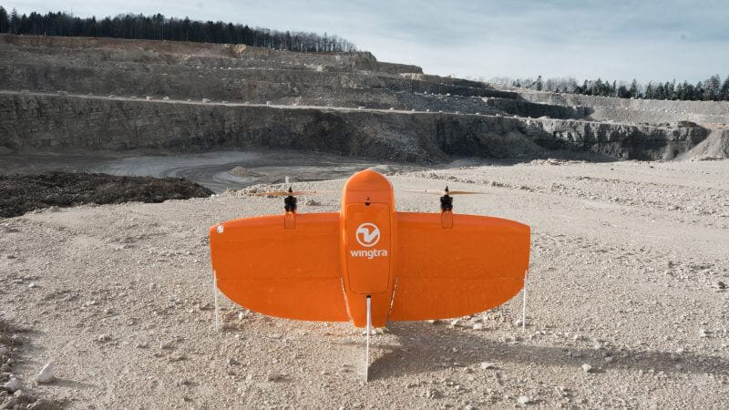 a Quarry Survey to be taken by a Wingtra plane with photography devices